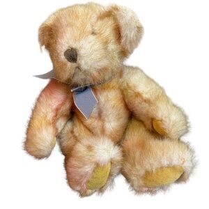 Mayberry Russ  Berrie Articulated Joints Fur Teddy Bear